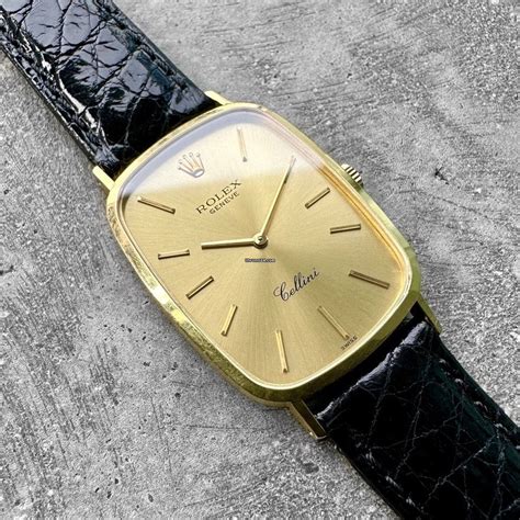 rolex cellini oro rettangolare|rolex cellini watch price.